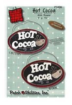 Patch Abilities Hot Cocoa Mini Round Pattern With Hanger P189H - £18.34 GBP