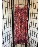 EUC Elementz Woman Paisley Print Maxi Dress size 1X - £14.01 GBP