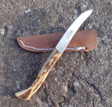 Handmade Knife, Antler Knife, Survival Knife, Outdoor Knife, Custom Knife,  - £46.39 GBP