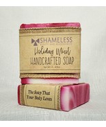Organic Holiday Mint Shea Butter Soap(Vegan)(Cruelty-Free) 4.5oz - £7.50 GBP