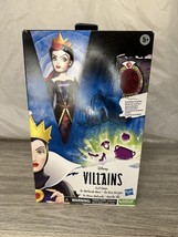 Hasbro Disney Villains Evil Queen 12" Fashion Doll  Snow White Movie Box Damage - $24.35