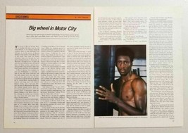 1980 Magazine Photo Article Boxer Thomas Hearns Motor City Detroit,MI  - £7.47 GBP