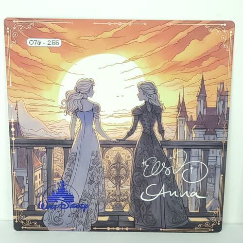 Frozen Elsa Anna Disney 100th Limited Edition Art Card Print Big One 076... - $118.79
