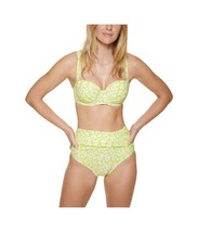 MSRP $78 Calvin Klein Underwire Top ONLY Light Leopard Yellow Size XL - £23.44 GBP