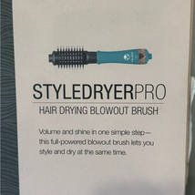 Calista Style Dryer Pro Drying hair blowout Brush (Teal) 2.75 “ long Hair - £28.32 GBP