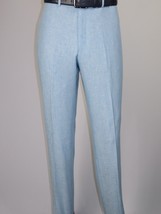 Men's ENZO Linen Spring Summer Suit Light Weight Breathable E58302-9 Light Blue image 9