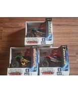 Lot of 3 New Bright RC 1:43 Scale Monster Trucks BigFoot SnakeBite 4340 - $23.51