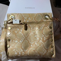 Hammitt Tony Medium Snake Print Leather Studded Crossbody Bag NWT - $168.29