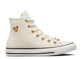 Converse Womens Chuck Taylor All Star Hi Sneaker Vintage White/Hearts A05139F - £67.50 GBP+