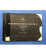 1970 Mercedes Benz Type 220-220D W115 Parts Catalog A Manual W 115 220 D... - £18.48 GBP