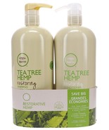 Paul Mitchell Tea Tree Hemp Restoring Shampoo &amp; Conditioner Liter Duo - $62.87
