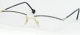 Vintage Tlh Mod N320 Sm 3 Gold /SILVER /BLACK Eyeglasses Glasses Frame 47-19-150 - £106.10 GBP