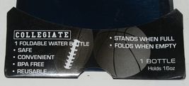 Collegiate Licensed Syracuse University Reusable Foldable Water Bottle image 3