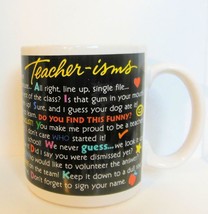 Mug Teacher-Isms Teacher Sayings Vintage 4&quot; Hallmark 1988 - £11.86 GBP