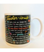 Mug Teacher-Isms Teacher Sayings Vintage 4&quot; Hallmark 1988 - £11.82 GBP