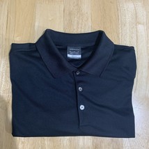 Nike Golf Men Polos XL  Black Polyester Short Sleeve 1/4 Button Dri Fit ... - $239.89 MXN