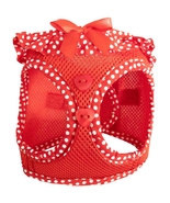 American River Red and White Polka Dot Neck Frill &amp; Trim Harness Sizes 2... - €17,15 EUR