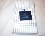 Ralph Lauren Tattersall Organic Cotton King pillowcases Navy/White $215 - $65.23