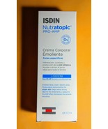 ISDIN Pro-AMP NUTRATOPIC Emollient Body Cream 200ml Atopic Skin Specific... - $36.99