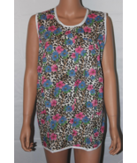 NEW – EASY ESSENTIALS SNAP FRONT SMOCK COBBLER APRON ANIMAL PRINT FLORAL... - £8.64 GBP