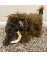 Build A Bear Wooly Mammoth 16&quot; Plush Stuffed Animal Furry Brown 2015 - £10.95 GBP