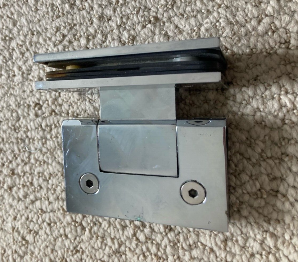 Stainless Steel Shower Double Glass Door Hinge(90 Degrees) - $45.00