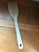 Gently Used OXO Wood Wooden Spatula  – 12.75 x 2 and 7/8th’s inches – - £5.38 GBP