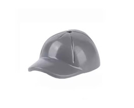 HG Baseball Cap Hat Grey For Bricks Minifigures - $1.05