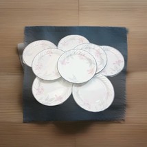 Corelle Pink Trio Set of 8 Salad Bread Butter Lunch Desert Plates 7 1/8&quot;  - $570.23 MXN