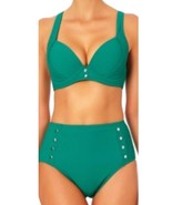 NEW TIME &amp; TRU Women&#39;s High Waist Swimsuit  (2PC)Bikini 2X( 20W-22W) - $282.31 MXN