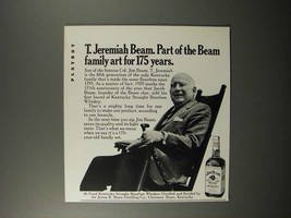 1970 Jim Beam Whiskey Ad - T. Jeremiah Beam - $18.49