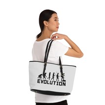 Evolution Silhouette Custom PU Leather Shoulder Bag for Hikers - $58.71