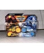 Monster Jam 2024 Fire &amp; Ice MEGALODON &amp; Monster Mutt #20148397 1:64 Scale - $639.33 MXN