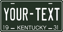 Kentucky 1931 License Plate Personalized Custom Car Auto Bike Motorcycle Moped - £8.64 GBP+