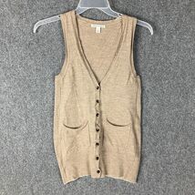 Banana Republic Sweater Vest Women&#39;s Medium 100% Merino Wool Distressed M - €13,86 EUR