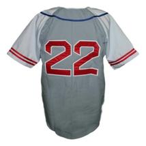 Hollywood Stars Retro Baseball Jersey 1950 Button Down Grey/White Any Size image 2