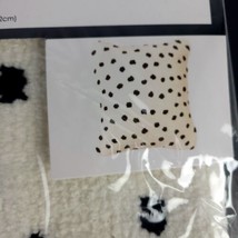 Merchant 41  Pillow Case Cover 18” X 18” White Black Polka Dot New - £13.29 GBP