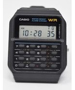 Casio Watch Calculator Mens Black 3208 CA-53 W Alarm Chronograph - $48.41 CAD