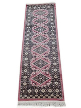 2 x 6 ft Red farmhouse style runner rugs 24 x 71 in Jaldar Handmade Runner - £234.31 GBP