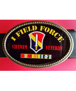 Vietnam Veteran  1 FIELD FORCE Epoxy Photo Belt Buckle - €14,39 EUR