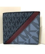 New Michael Kors Cooper Men&#39;s Billfold Wallet Admiral / Denim multi - €43,43 EUR