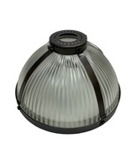 Pottery barn Lamp Industrial ribbed glass pendant hood 3486172 330534 - £78.89 GBP