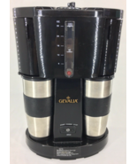 Gevalia Coffee Maker for Two w/Stainless Steel Travel Mugs WS-02A EUC - £38.05 GBP
