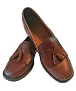 10M Bass Weejuns Brown Leather Loafers Shoes Marietta II Kiltie Tassels ... - £44.32 GBP