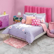 Little Cats Teens Girls Reversible Comforter Set 4 Pcs Queen Size - £100.85 GBP