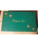000 Vintage 1950&#39;s Poker Set Chips &amp; Box Instructions United States Play... - £14.11 GBP