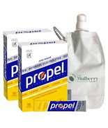 Propel Powder Packets Lemon 2 Boxes With Reusable Collapsible Water Bottle - €13,41 EUR