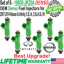 OEM 6Pcs Denso Best Upgrade Fuel Injectors For 2009-2014 Nissan Maxima 3.5L V6 - £96.34 GBP