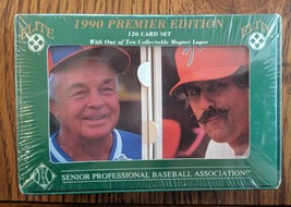 NEW 1990 Premier Edition Elite SPBA Senior Professional Baseball Card Set Boxed - £11.88 GBP