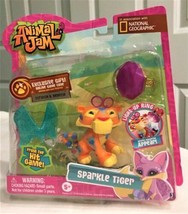 2016 Animal Jam National Geographic Sparkle Tiger w/ Light Up Ring New - £19.10 GBP